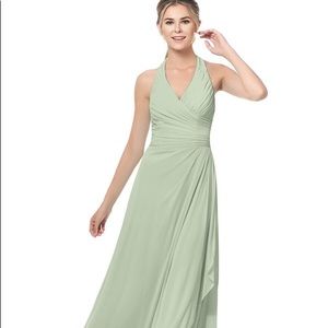 Dusty Sage Bridesmaid Dress - Azazie